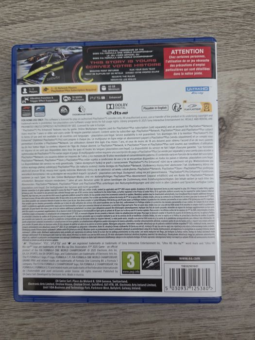 Joc F1 25 pentru PlayStation 5