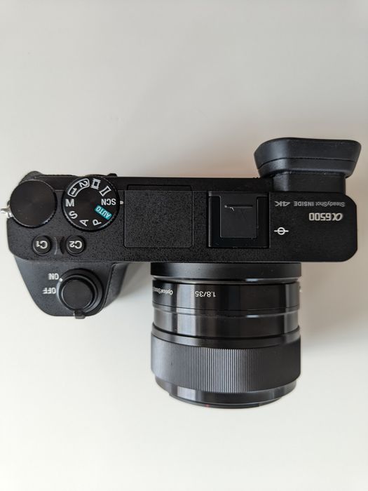 Sony Alpha A6500 + Sony 35mm F1.8 OSS + Sigma 19mm Art | 729 declanșări | Kit complet | Impecabil