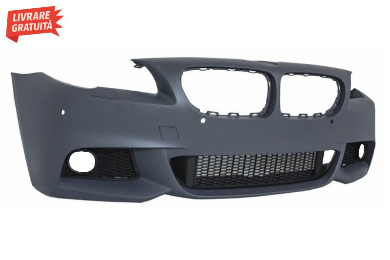 Bara Fata BMW Seria 5 F10 F11 (2011-2014) M-Technik Design cu Grile Ce