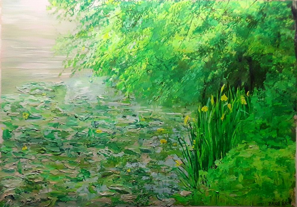 Работы гуашью на ватмане 30×40 см.