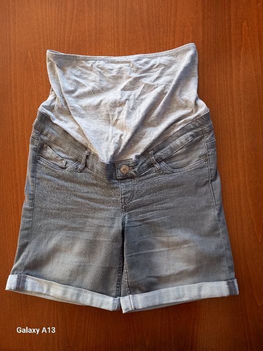 Къси дънки за бременни.