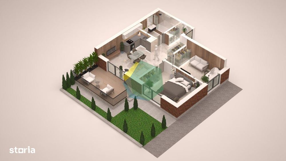Premium Parter 3 Camere | Curte Proprie + Parcare | Finisa
