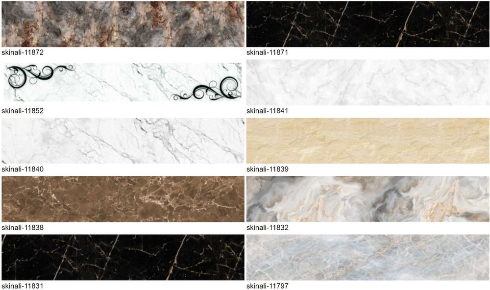 Кухонный фартук на стену, Кухонный гарнитур, Скинали, Стеновая панель,