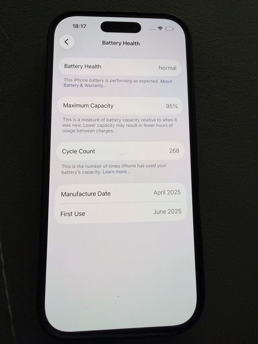 Vand iphone 16 pro, 512gb