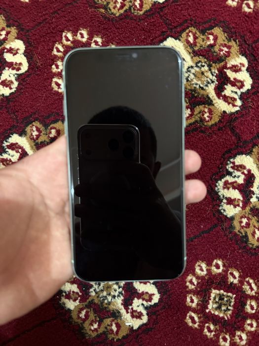 iPhone 11 бирюзовый, 100% аккумулятор, коробка в комплекте