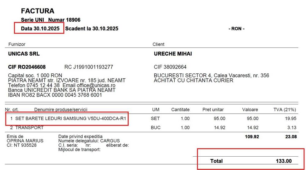 Piese TV Samsung UE40MU6102K , diagonala 40 inch (101) cm