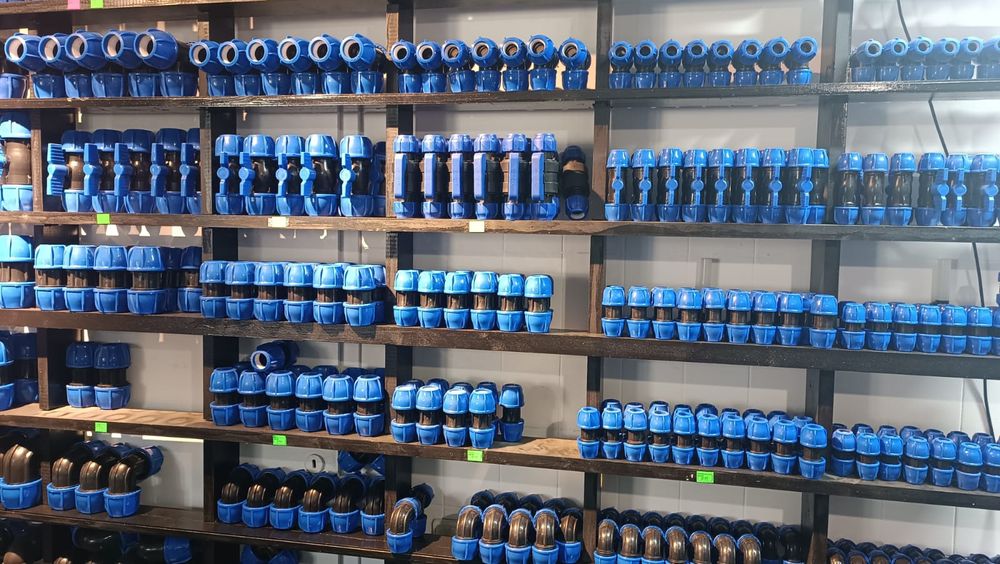 Фитинги компрессионные для ПНД труб