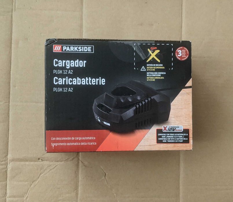 12V Зарядна станция Parkside Зарядно за 12 волтова машина парксайт