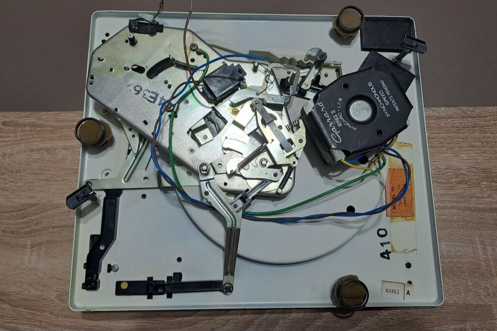 Mecanism pick-up Garrard 70, cu doza, functional parțial