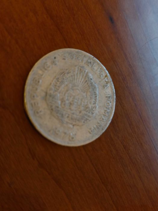 Moneda veche 5 lei aluminiu 1978