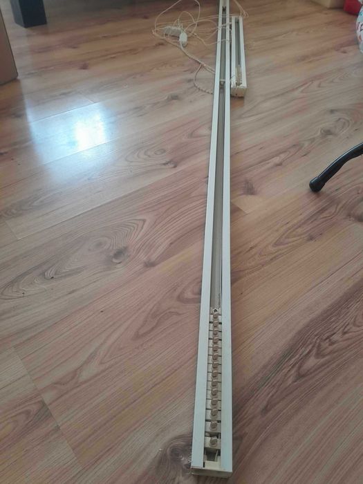 алуминиеви релси корниз за Вертикални щори 2 броя  210 см и 75 см