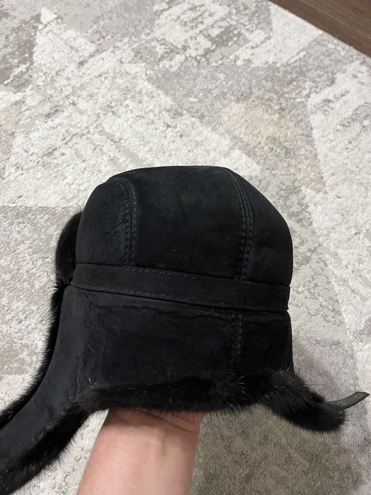 Норковая шапка ушанка