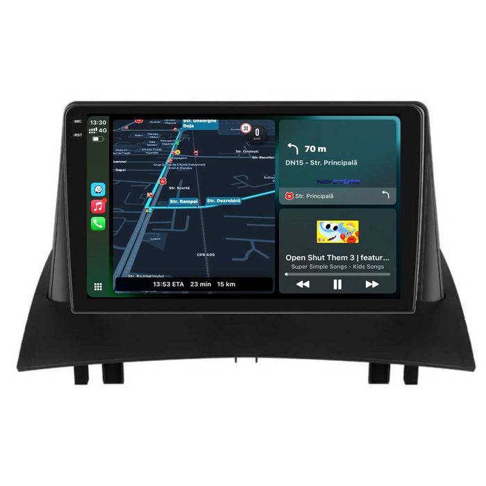 Navigatie Dedicata Renault Megane 2 (2002-2009), BT, WiFi, Carplay