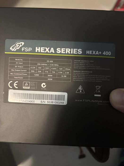 Захранване fsp hexa 400