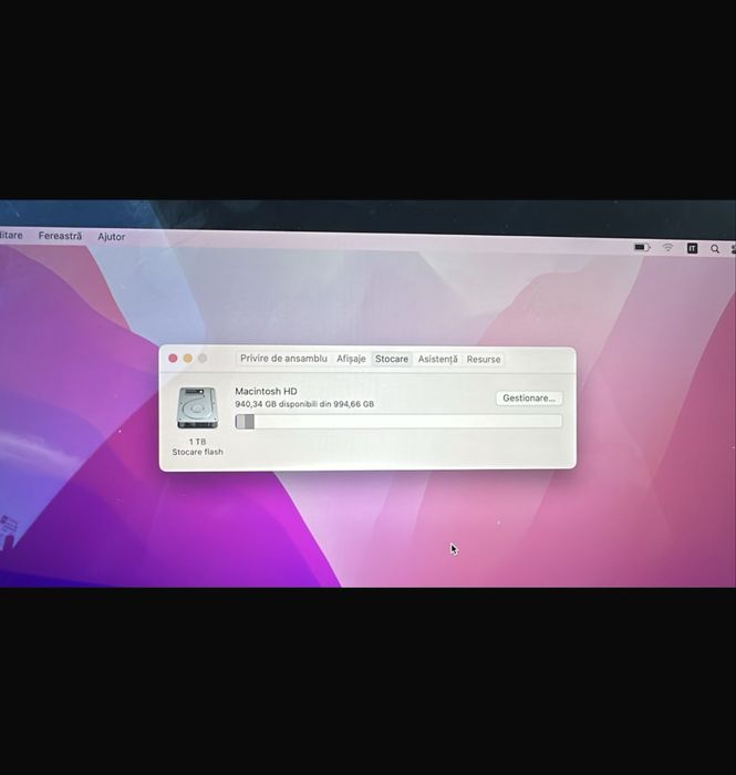 MacBook Air M1 2020 Space Grey, 8GB RAM, 1TB SSD, baterie 92%