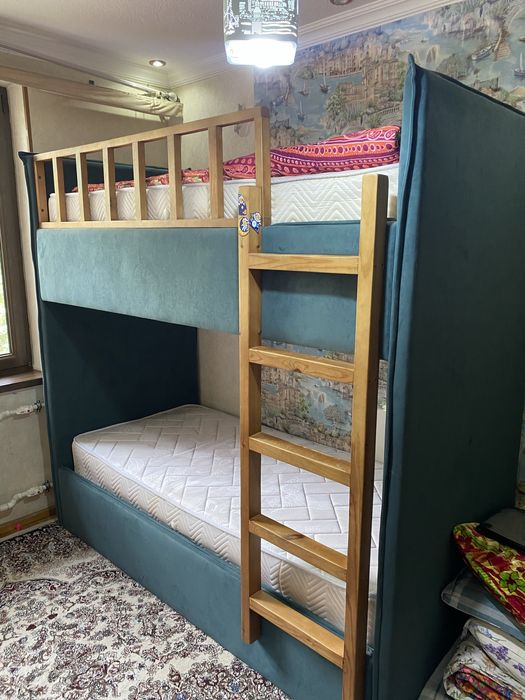 Двухъярусная кровать мягкая200*90