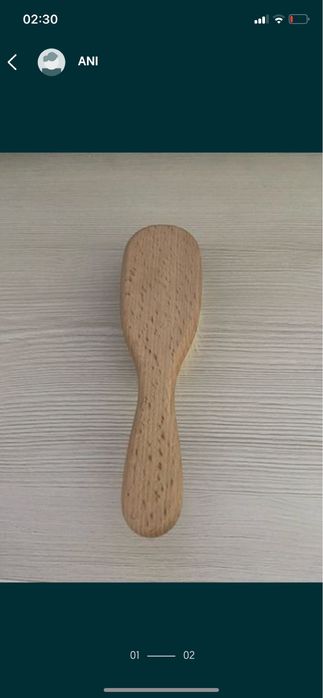 Perie bebelusi/copii mici cu par de capra