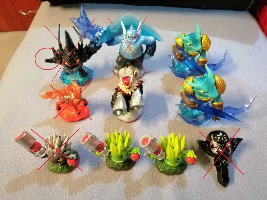 Lot figurine Skylanders Trap Team, Superchargers