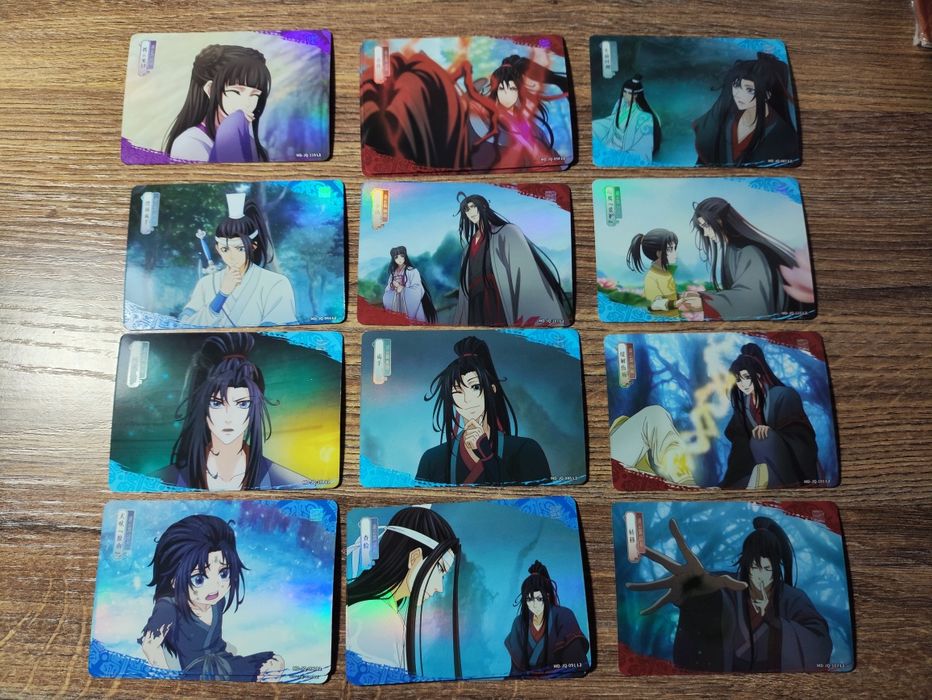 коллекционные карточки по модао магистру дьявольского культа