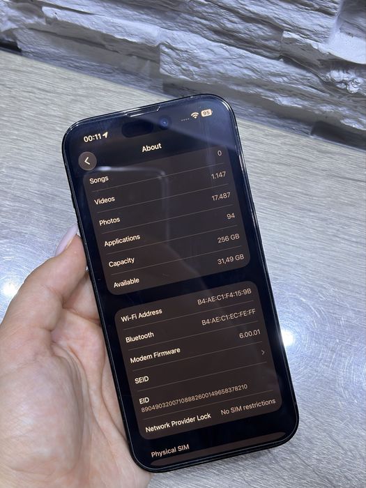 iPhone 14 pro, 256 GB, negru