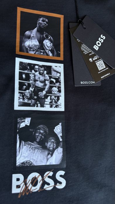 Boss x Mike Tyson мъжка тениска