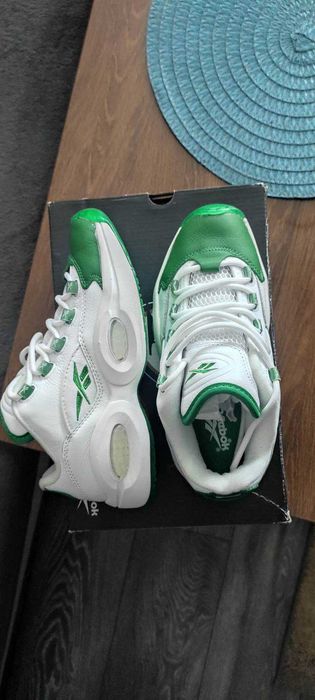 Reebok Question Green Toe