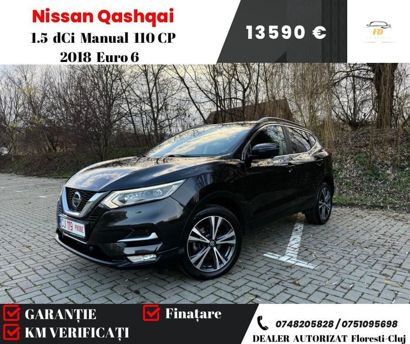 Nissan Qashqai Nissan Qashqai 1.5 DCI N-Connecta Euro 6 Fara Adblue