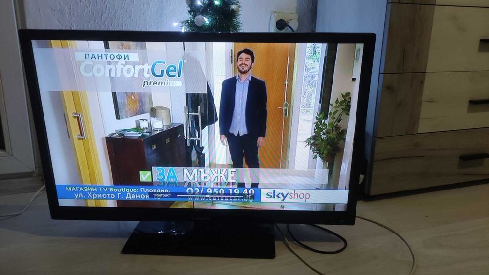 LED TV Crown 32 инча цифров тунер,запазен