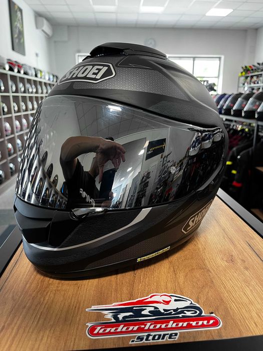 Мото каска SHOEI GT-AIR  TESSER,3XL 65см.вградени очила,висок клас