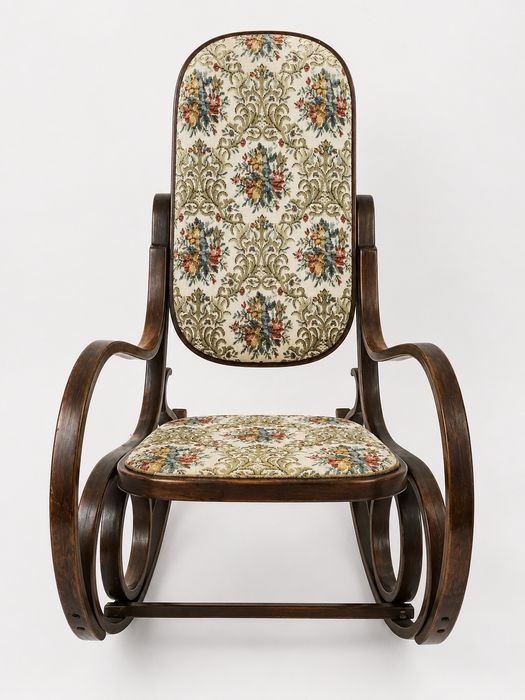 Balansoar vintage din lemn curbat – stil Thonet –