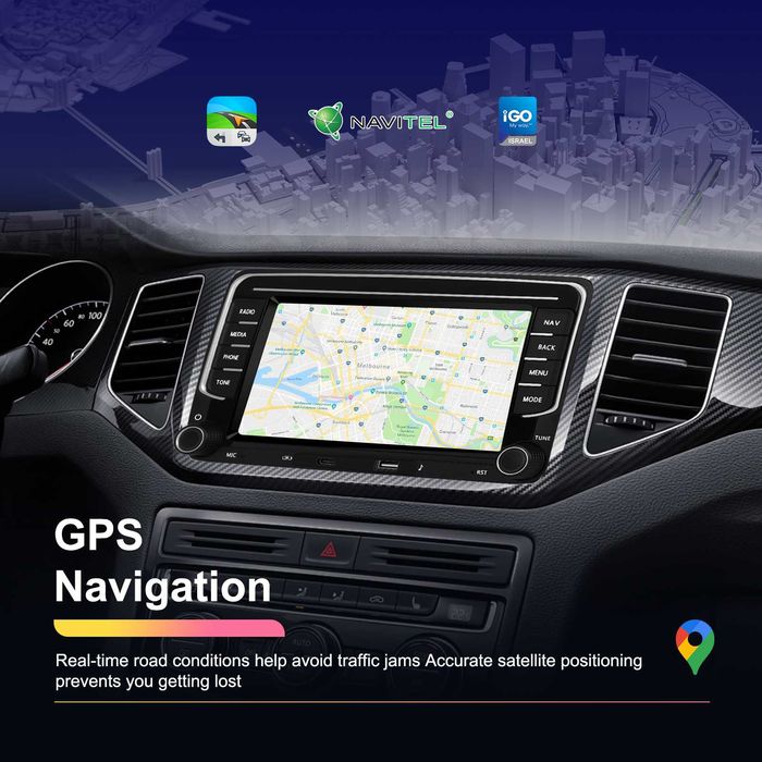 Navigatie Android,VW Passat,Golf,Jetta,Touran,Carplay,4GB + 64GB.