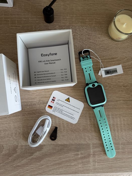 Ceas inteligent pentru copii Easyfone Trackino KW2 (Mint Green)