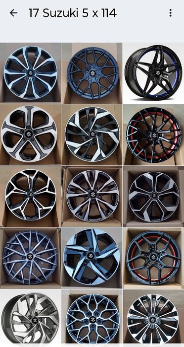 Jante pe R17 SUZUKI SX4 Swift Vitara , Grand Vitara, KIZASHI