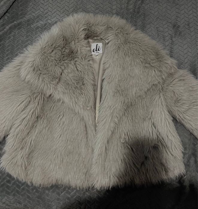 Эко шубка почти новый