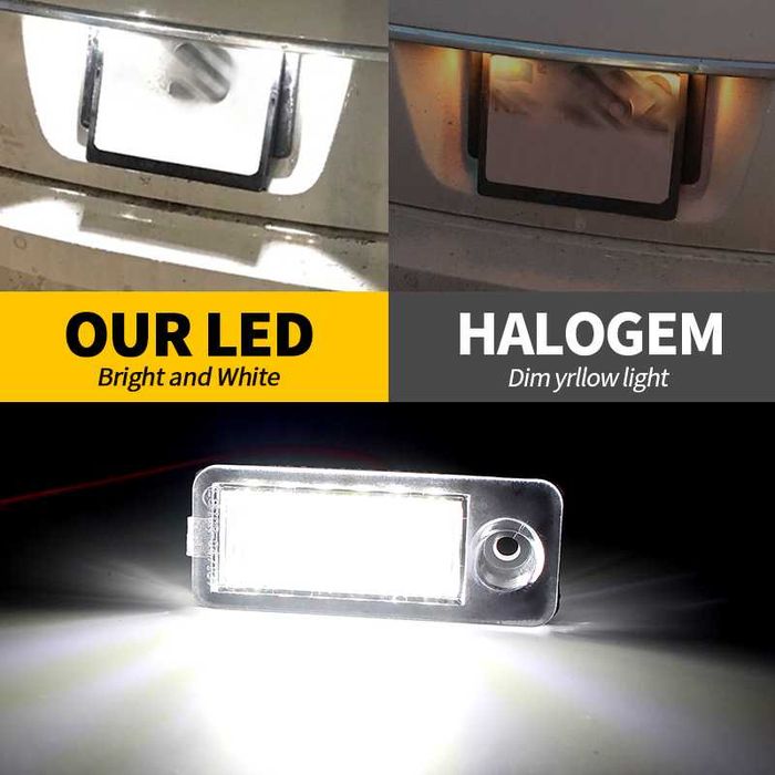 Супер ярки LED плафони за заден регистрационен номер (A6 C5, RS6)