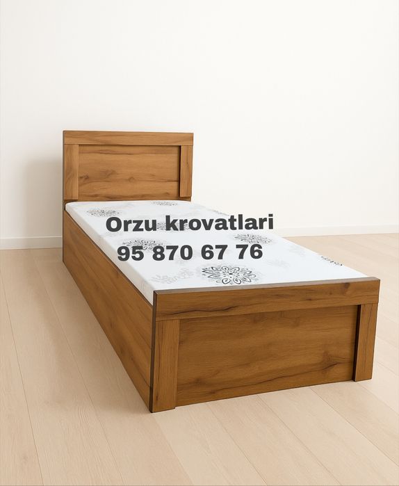 Krovat arzon kravat sandiqli