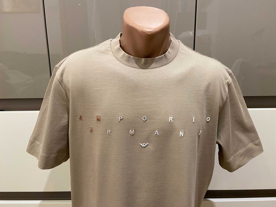 Emporio Armani, оригинална тениска с бродирано лого, S,M, L, XL и XXL