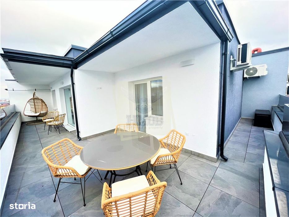 Pethouse de lux 4 camere 2 bai 2 terase si parcare in zona Centrala