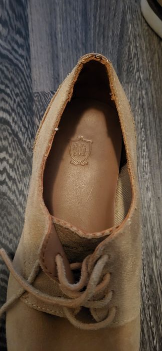 Pantofi piele intoarsa baieti