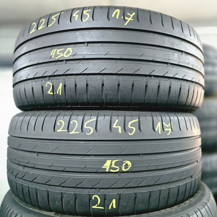 2x 225/45/17 M+S NOKIAN 2021 Stare excelentă