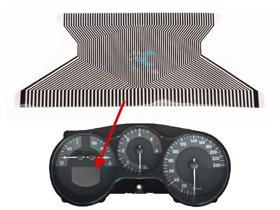 Лентов Кабел за Ремонт LCD Дисплей Audi Volkswagen Seat Skoda