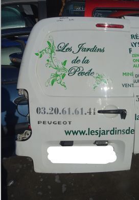 Vand usa Spate Stanga-Dreapta (Portbagaj) Peugeot Partner din 2010 volan pe stanga fara rugina