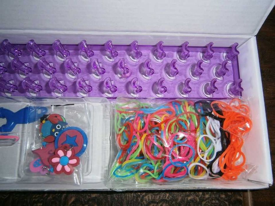 Набор резинок для плетения браслетов, новый