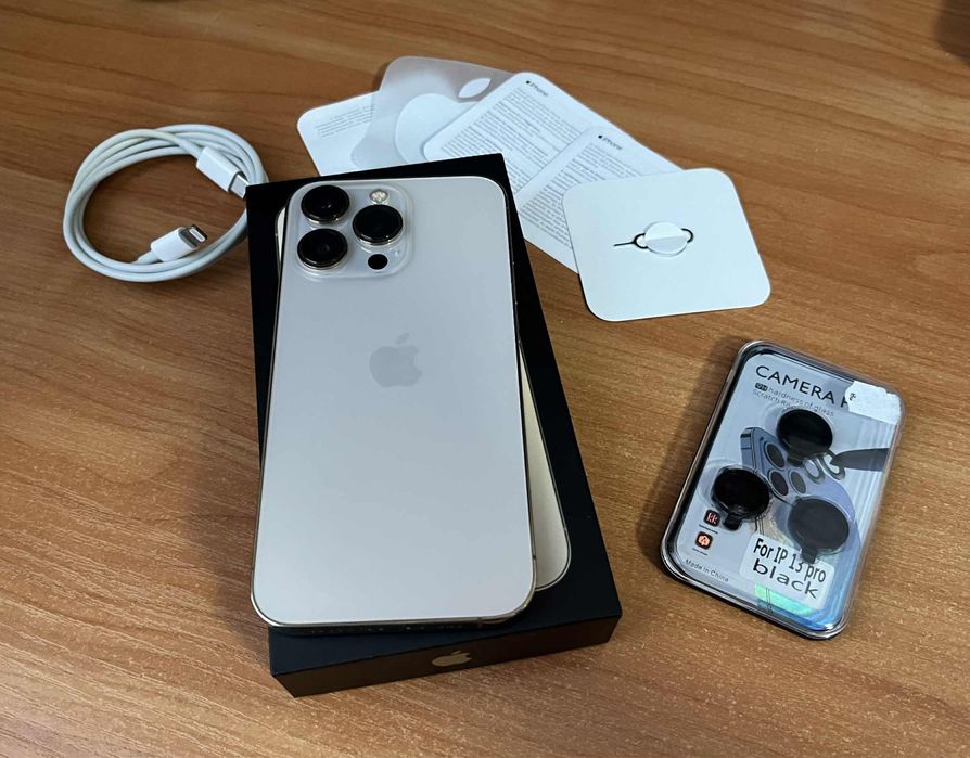 Телефон iPhone 13 Pro Gold Перфектен