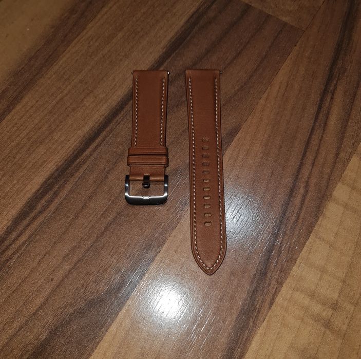 Curea bratara smartwatch originala Samsung Stitch Leather Band 22mm