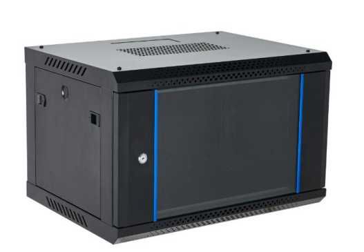 Настенный качественный сетевой шкаф 6U грузоподъемность до 60 кг