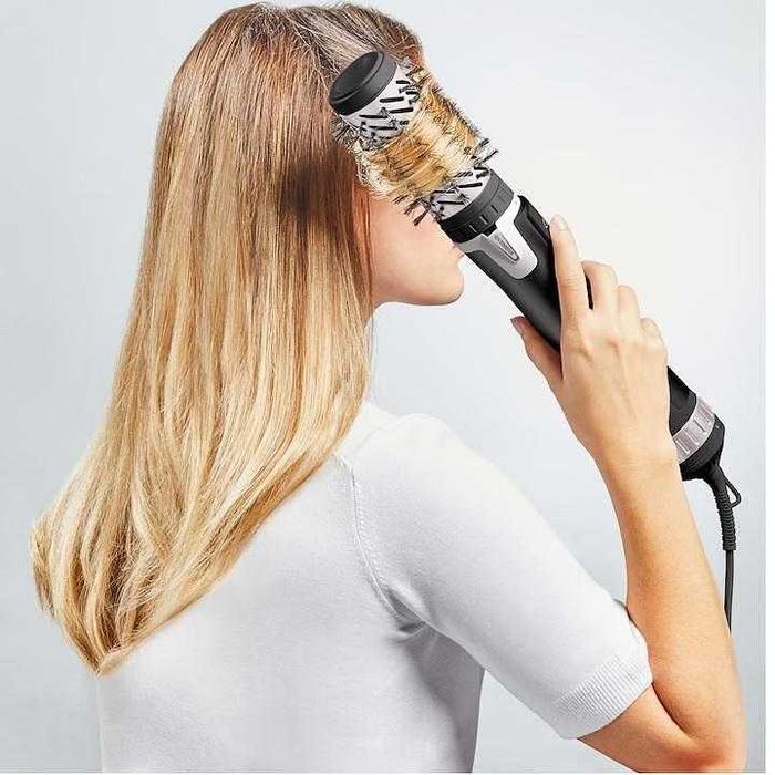 ПРОМО Нова Въртяща се Четка ROWENTA Brush Activ' Dry & Style, 1000 W