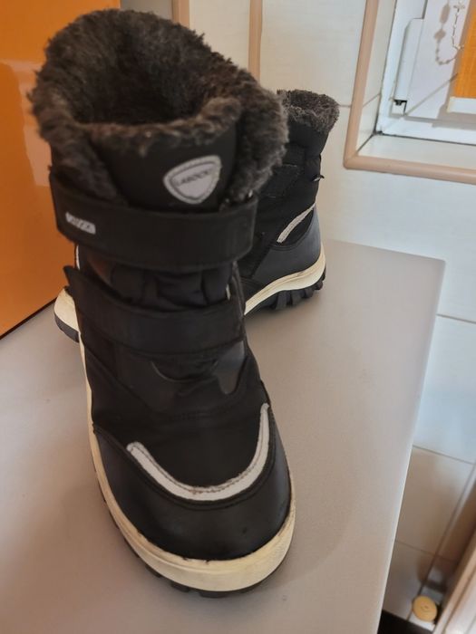 Ghete iarna fete/băieți din piele îmblănite -32