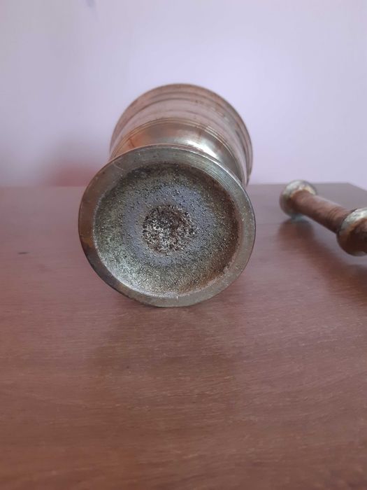 Хаванче с чукало, чист месинг, Бг производство от старите