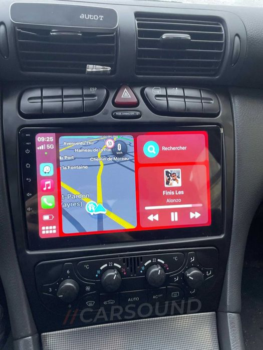 Mercedes W203 9" Мултимедия / Android 14 Мерцедес Ц C-Class Навигация